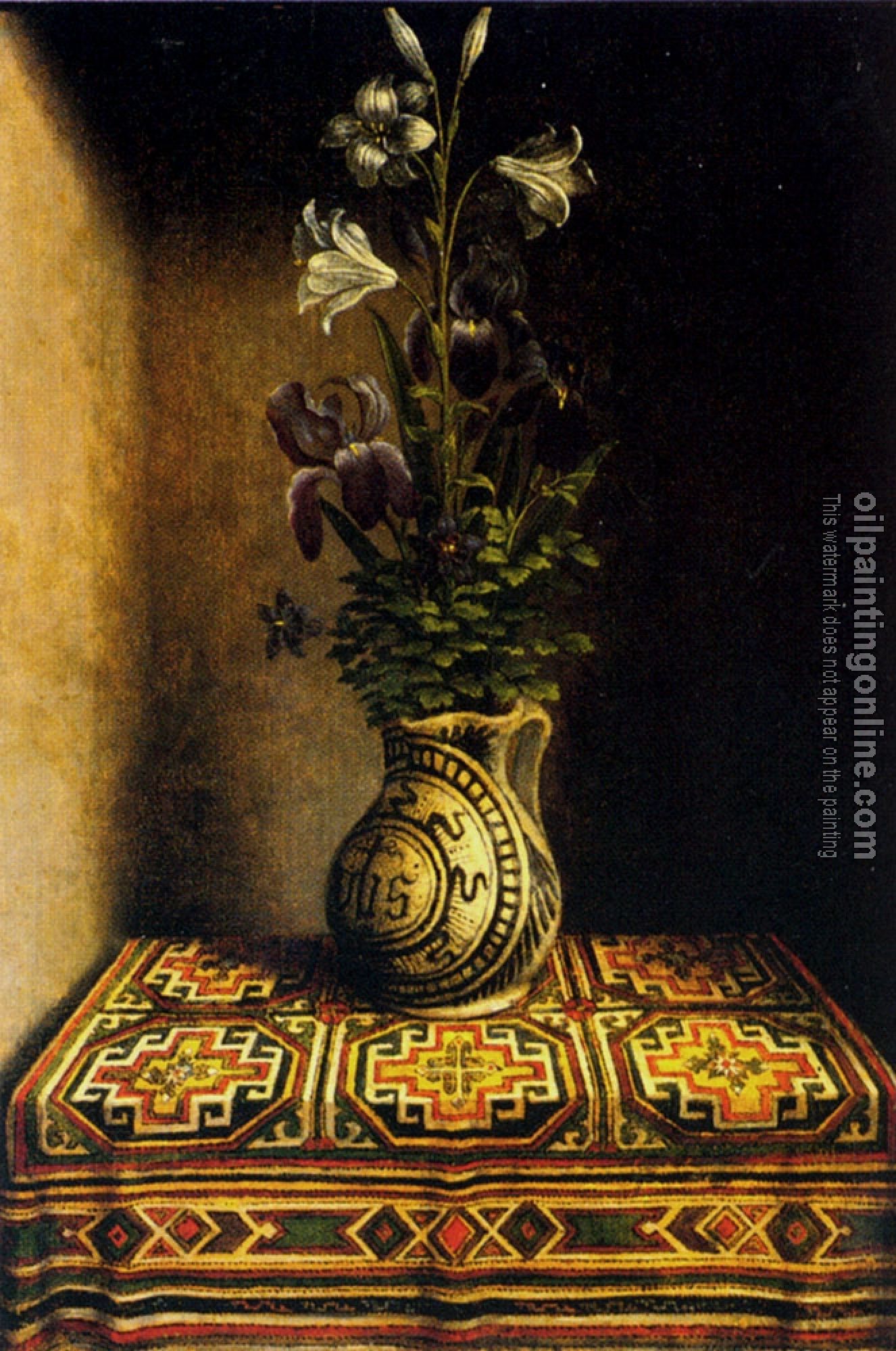Memling, Hans - Marian Flowerpiece